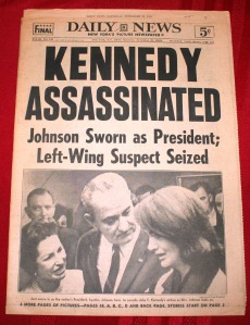 Kennedy New York Daily News  November 23, 1963