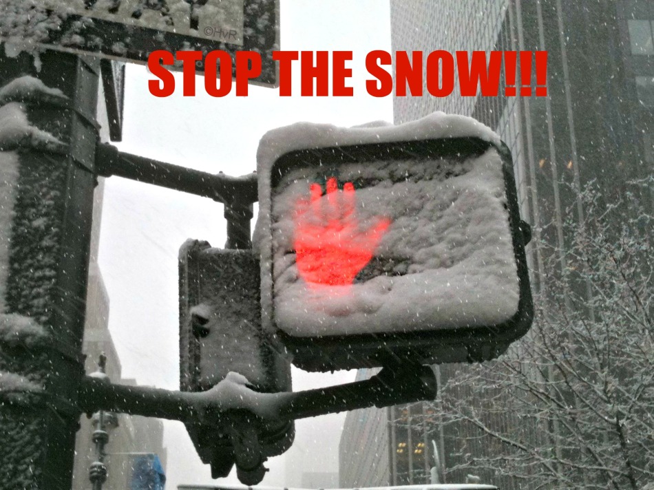 STOP THE SNOW!